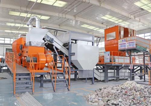 Planta de processamento de resíduos sólidos municipais - Solução