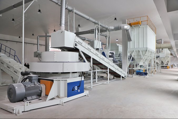 Linha de produção de pellets de RDF a partir de resíduos sólidos urbanos em Zhejiang, China