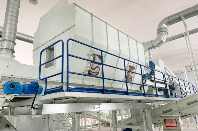 Separador de ar para resíduos volumosos, resíduos sólidos urbanos e resíduos de jardim Projeto de eliminação em Zhejiang, China