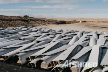 Triturador de lâminas de turbina eólica à venda