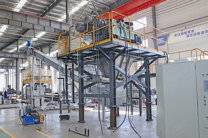 Triturador de Eixo Quádruplo