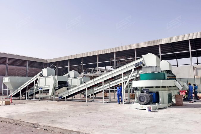 Linha de produção de pellets RDF a partir de resíduos sólidos urbanos nos Emirados Árabes Unidos