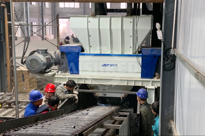 Projeto de reciclagem de contêineres de metal em Henan, China
