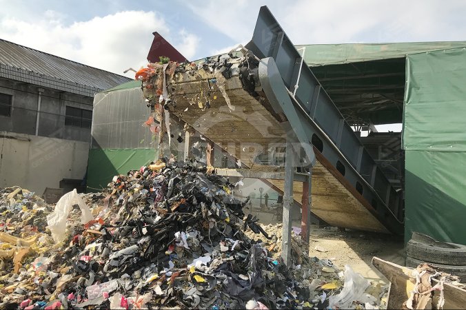 Projeto SRF de resíduos domésticos em Xangai