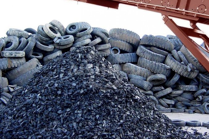 Projeto de trituração de pneus na Rússia